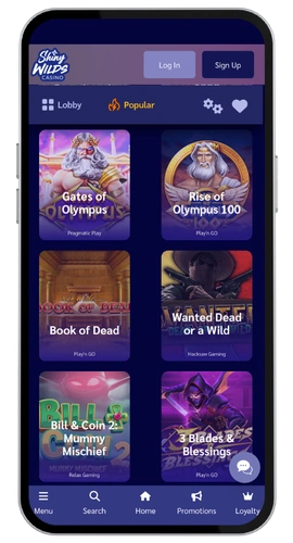 Shiny Wilds casino app